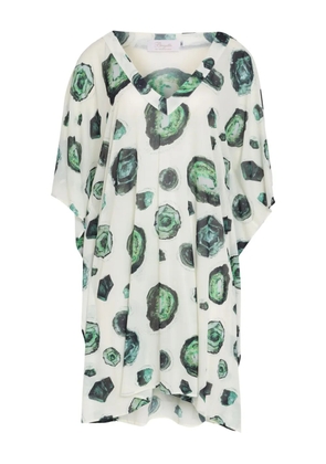 Brigitte graphic-print kaftan - ESMERALDAS