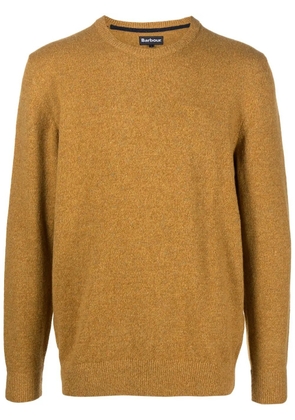 Barbour fine-knit ribbed-trim jumper - Yellow