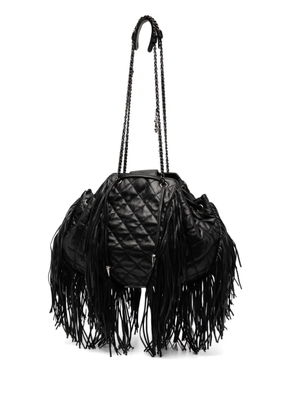CHANEL Pre-Owned 2014 Western Fringe shoulder bag - Black