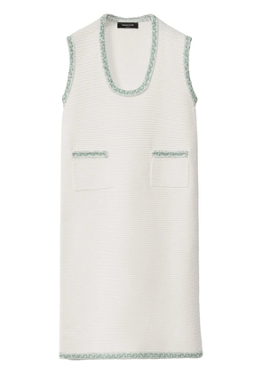 Fabiana Filippi tweed midi dress - White