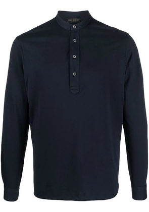 Dell'oglio collarless polo shirt - Blue