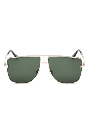 TOM FORD Eyewear geometric-frame sunglasses - Gold