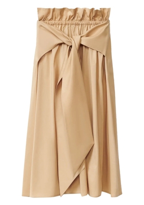Fabiana Filippi tied-waist midi skirt - Neutrals
