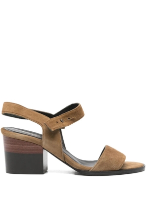 Megumi Ochi 70mm ankle-strap block-heel sandals - Brown