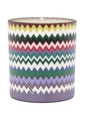 Missoni Home zigzag-printed candle (220g) - Purple