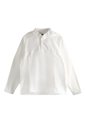 Malbon Golf band-collar polo shirt - White