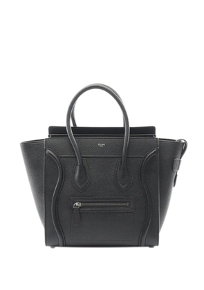 Celine Pre-Owned 2010-2025 Micro Leather Luggage tote bag - Black