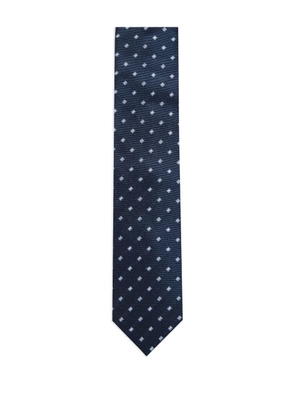Corneliani geometric-pattern tie - Blue