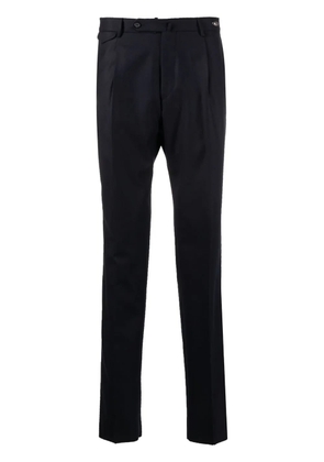 Tagliatore tailored virgin wool trousers - Blue