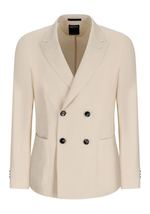 Zegna double-breasted blazer - Neutrals