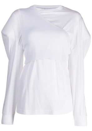 Enföld asymmetric blouse - White