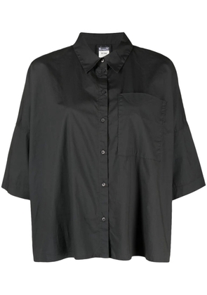 Kristensen Du Nord chest-pocket cropped shirt - Grey