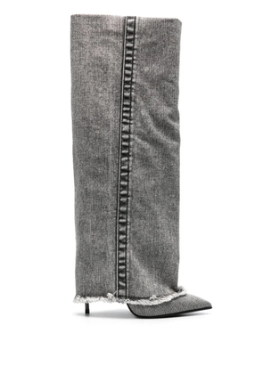 Le Silla Andy denim boots - Black