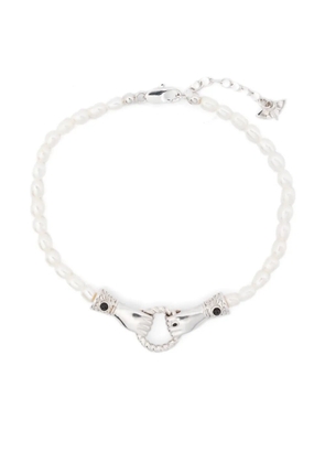 Missoma x Harris Reed In Good Hands bracelet - White