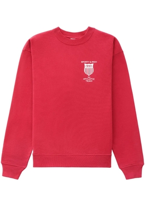 Sporty & Rich Athletic Team crew-neck sweatshirt - Red