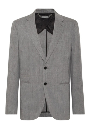 Philipp Plein linen blazer - Grey