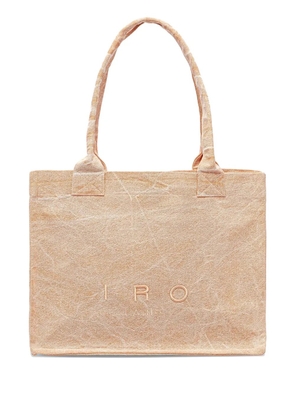 IRO embroidered-logo tote bag - Orange