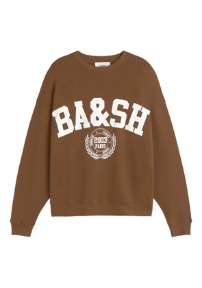 Ba&Sh Benjamin logo-print sweatshirt - Brown