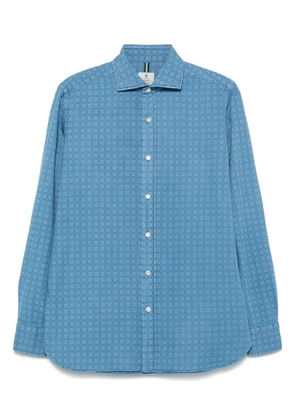 Borrelli patterned shirt - Blue