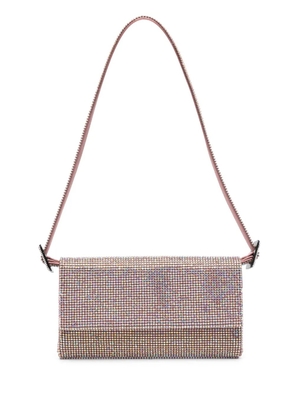 Benedetta Bruzziches Vittissima crystal-embellished shoulder bag - Pink