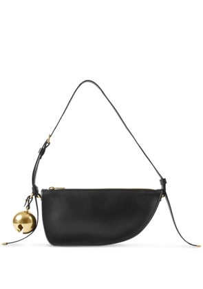 Burberry mini Shield leather shoulder bag - Black