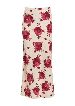 Faithfull the Brand Elise floral-pattern skirt - Neutrals