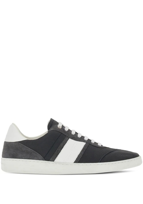 Ferragamo logo-embossed leather sneakers - Grey