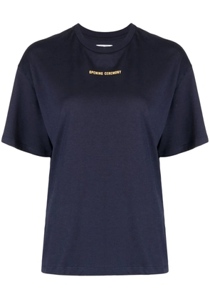 Opening Ceremony Good Vibes print T-shirt - Blue