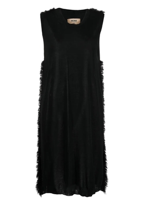 Uma Wang sleeveless midi dress - Black