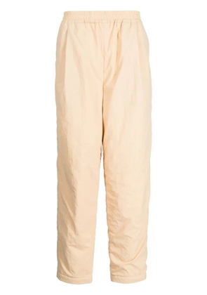 Yoshiokubo elasticated-waist straight-leg trousers - Brown