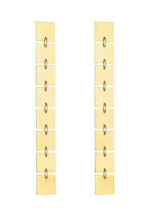 Cadar 18kt yellow gold Foundation drop earrings