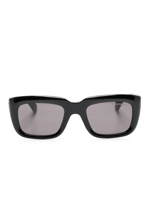Alexander McQueen Eyewear Floating Skull square-frame sunglasses - Black