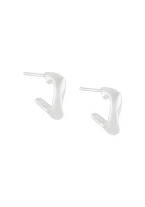 Wouters & Hendrix twisted hoop earrings - Silver
