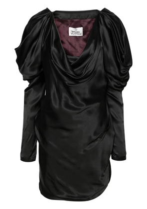 Vivienne Westwood Pre-Owned 2000s New Virginia satin minidress - Black
