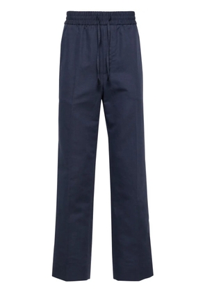 Brioni mid-rise straight-leg trousers - Blue