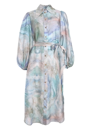 ZIMMERMANN Illuminate shirtdress - Blue