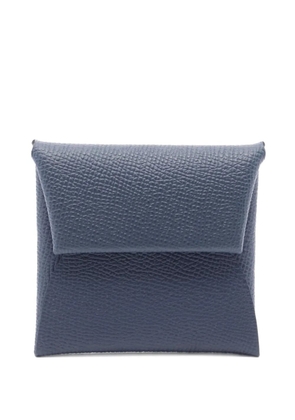 Hermès Pre-Owned 2024 Bastia leather pouch - Blue