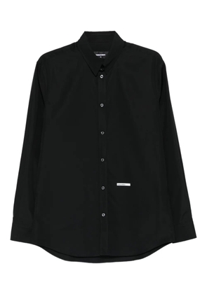 DSQUARED2 logo-detail cotton shirt - Black