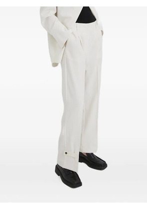 HERSKIND pleated-details trousers - White
