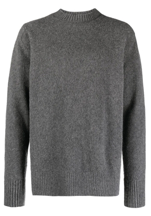 OAMC logo intarsia-knit wool jumper - Grey