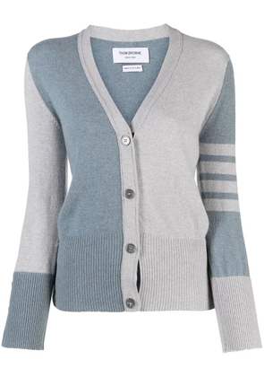 Thom Browne cashmere V-neck cardigan - Grey