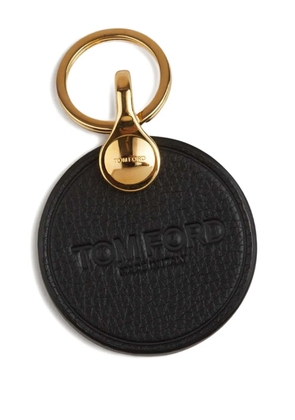 TOM FORD leather keychain - Gold