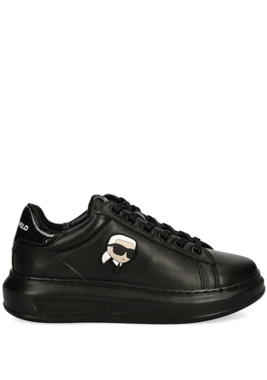 Karl Lagerfeld Ikonik NFT Kapri leather sneakers - Black