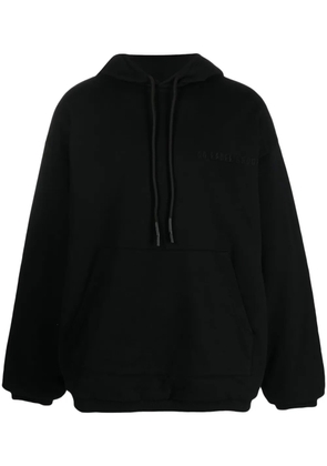 44 LABEL GROUP logo-embroidered cotton sweatshirt - Black