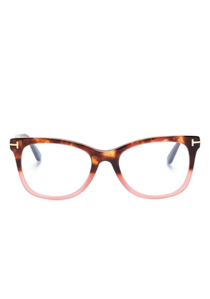 TOM FORD Eyewear wayfarer-frame glasses - Brown