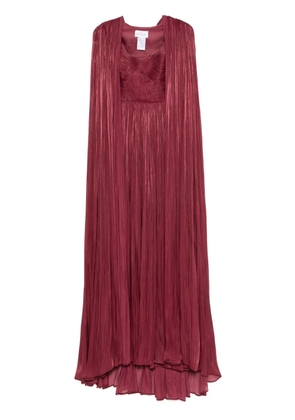 Ana Radu layered plissé gown