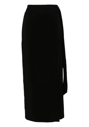 Max Mara Beato high-waist pareo - Black