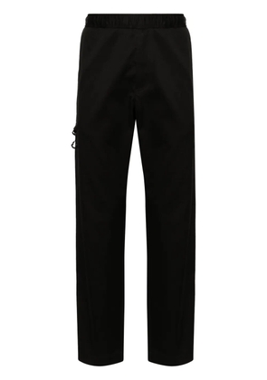 Moncler logo-patch trousers - Black