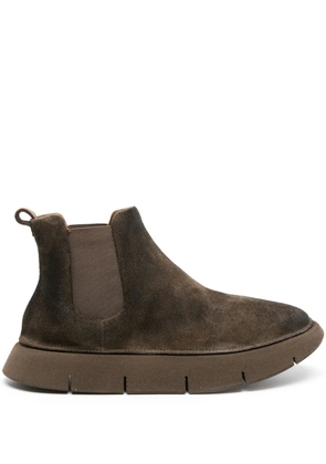 Marsèll 30mm Intagliata suede Chelsea boots - Brown