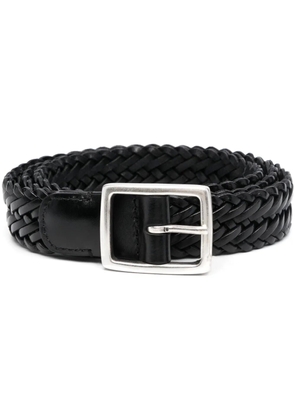 Dell'oglio woven leather belt - Black